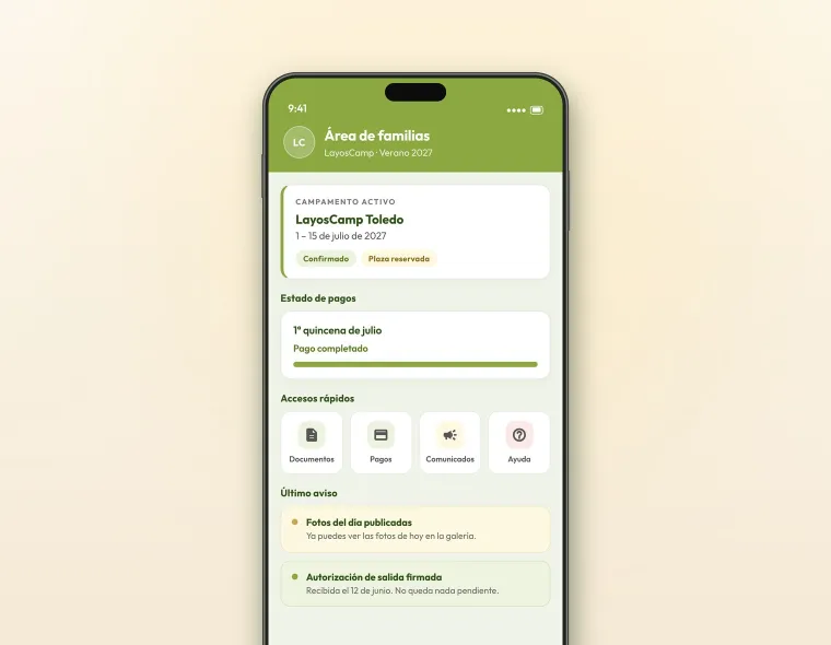 L'application pour les parents